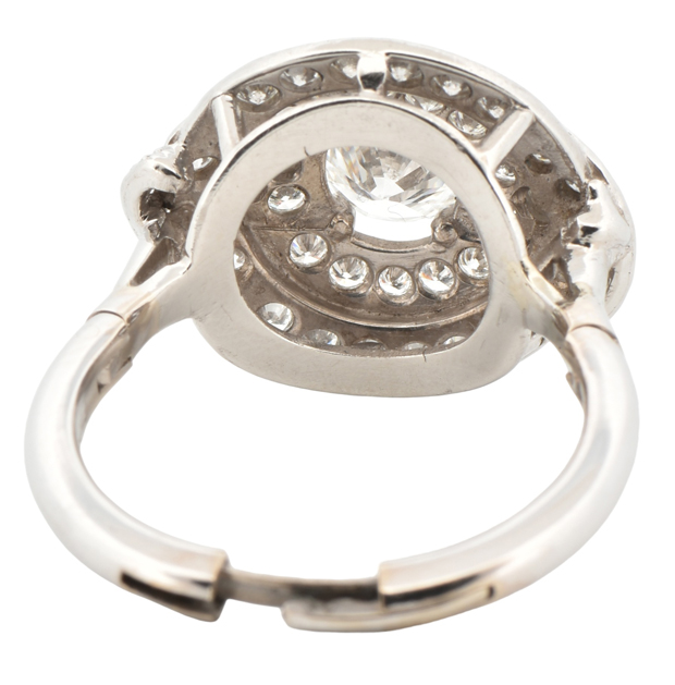 14K White Gold Diamond Ring