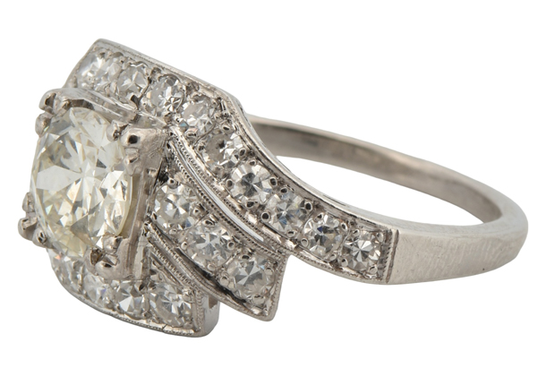 Platinum Diamond Ring 
