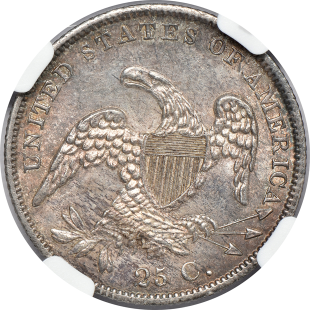 1838 Capped Bust B-1 NGC MS-64+ CAC