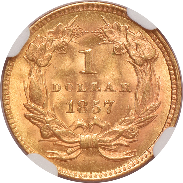1857 NGC MS-66 CAC