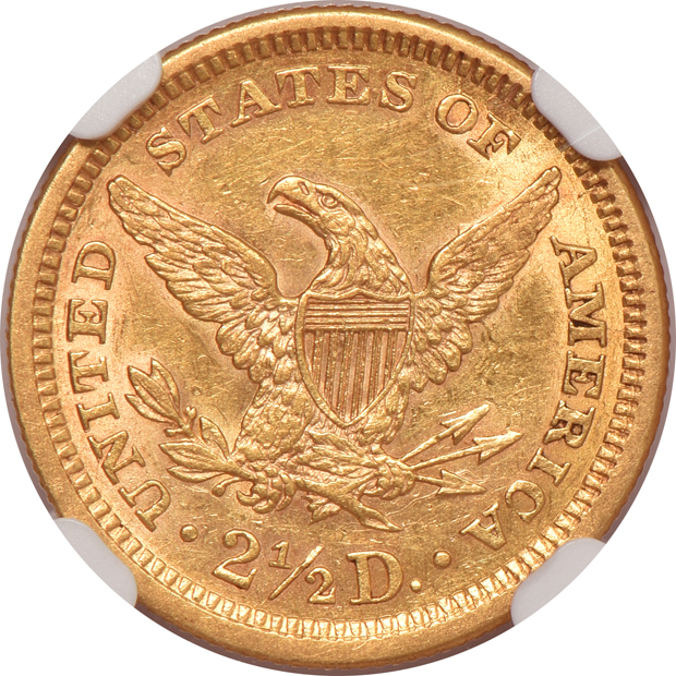 1861 New Reverse - Type II NGC AU-58
