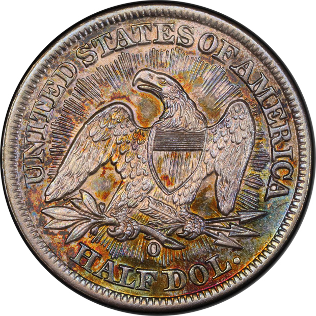 1853-O Arrows and Rays PCGS AU-55+ CAC