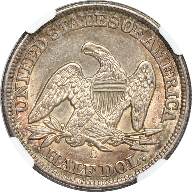 1855-O Arrows NGC MS-61