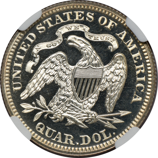 1868 NGC PR-65 CAMEO