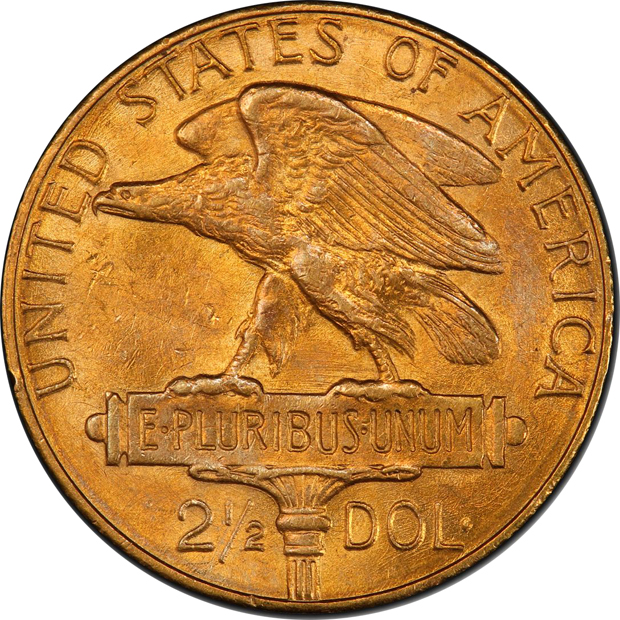 1915-S $2.50 Panama-Pacific PCGS MS-64