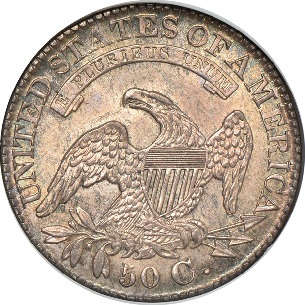 1828 Square Base, Small 8s, Large Letters NGC MS-63