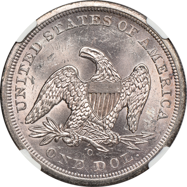 1860-O NGC MS-62