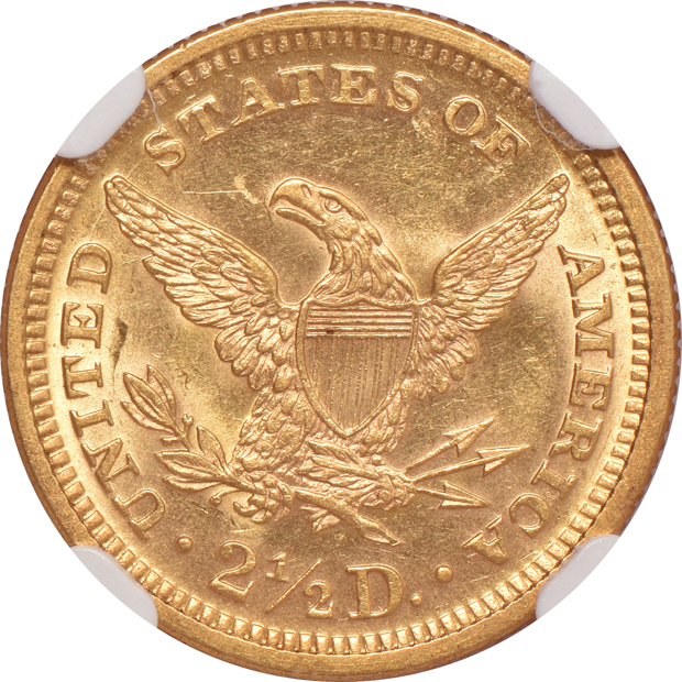 1873 Closed 3 NGC MS-64