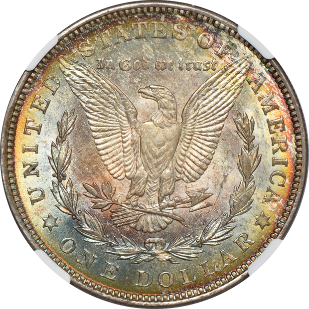1921 Morgan NGC MS-66