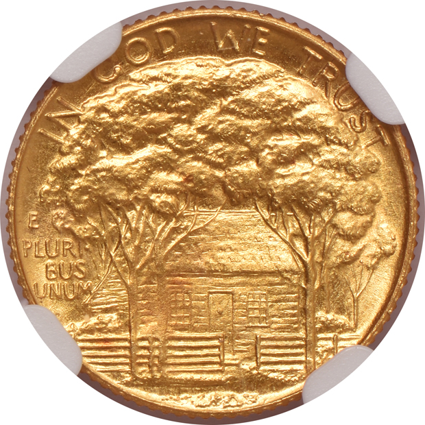 1922 $1 Grant Memorial NGC MS-66