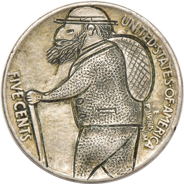 Three hobo nickels