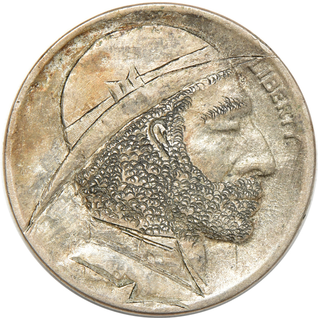Three hobo nickels