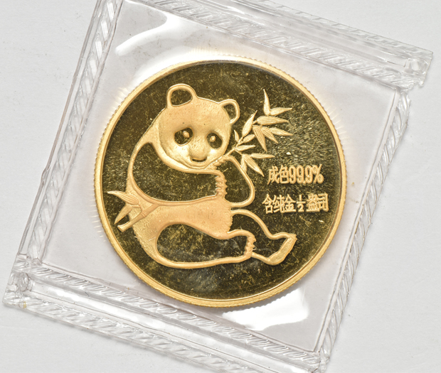 China - 1982 1/2oz gold Panda, sealed
