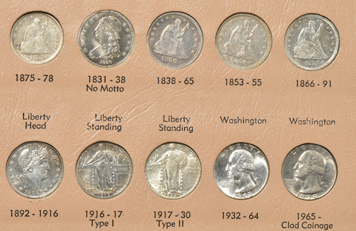 United States type set in a complete Dansco 7070 album