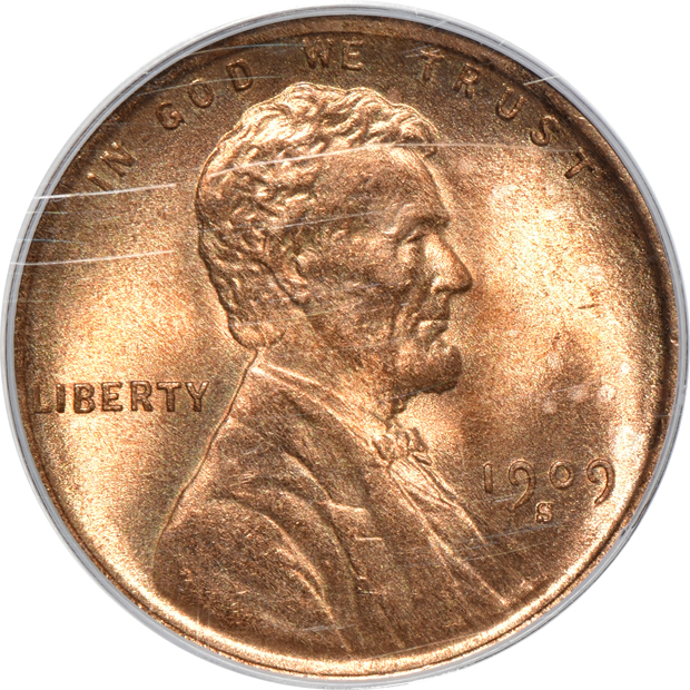 Collection of raw and certified Lincoln cents 1909 through 2009