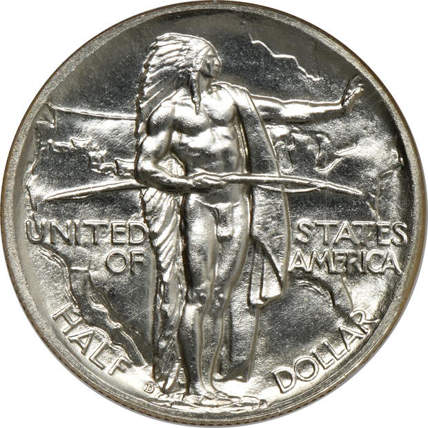 1936 York MS-67, and a 1939-D Oregon MS-64, both NGC