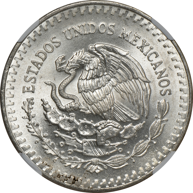 Mexico - Five 1983-Mo 1 onza - all NGC