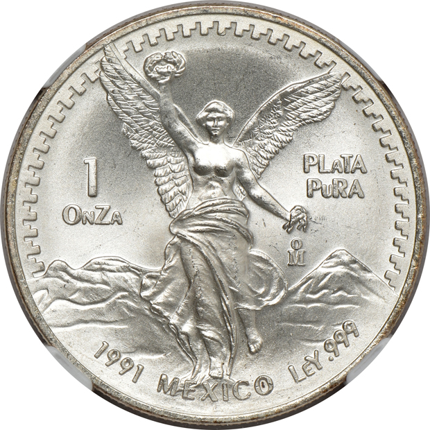 Mexico - Five 1983-Mo 1 onza - all NGC