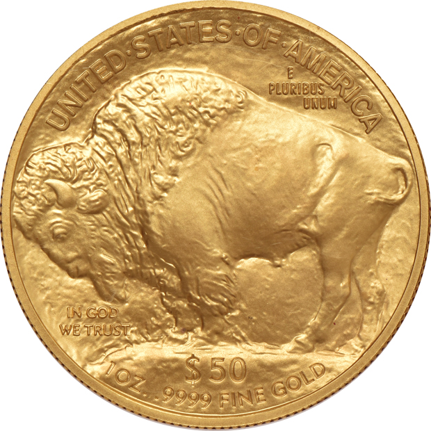 2008 W $50 1oz gold Buffalo NGC MS-70