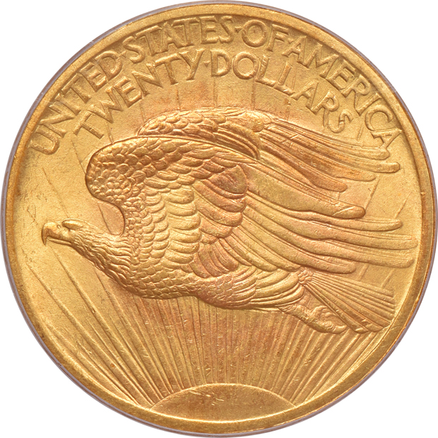 1907 No Motto Saint Gaudens PCGS MS-63