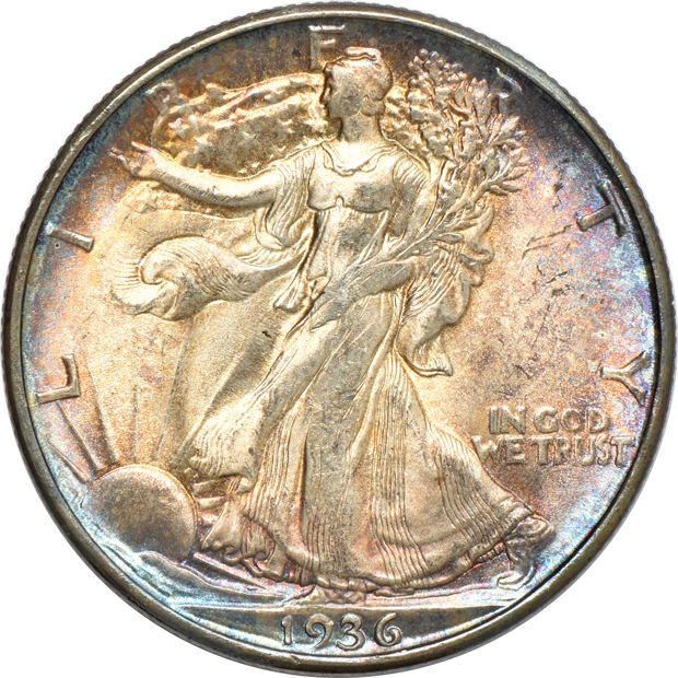 1936, 1936-D, and 1937-S, all UNC