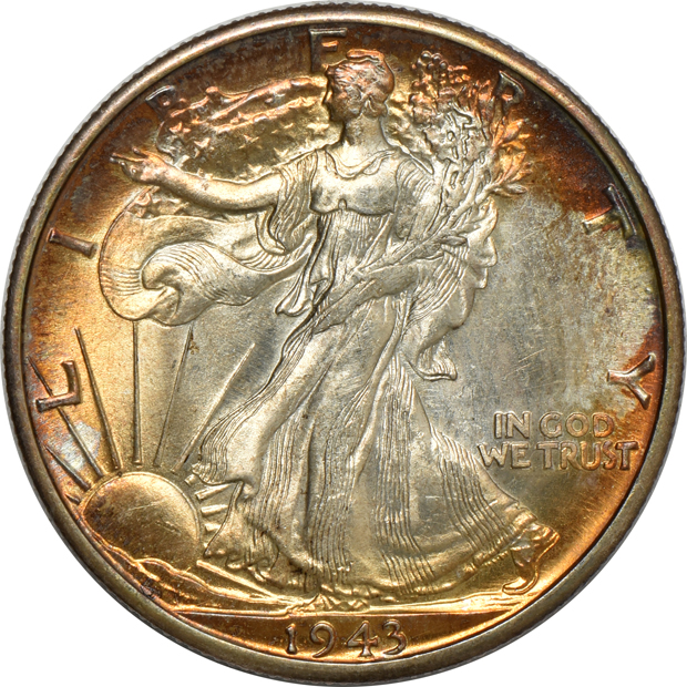 1943, 1943-D, and 1943-S, all UNC