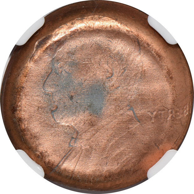 1999 Lincoln cent, Obverse Die Cap, NGC MS-66 RD