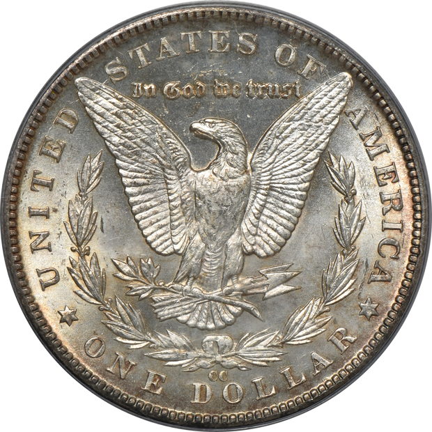 1890-CC PCGS MS-63 (green label)