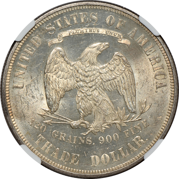 1874 Trade NGC MS-64
