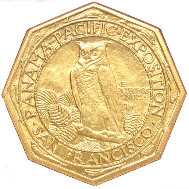 1915-S $50 Panama-Pacific Octagonal NGC MS-62+