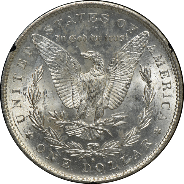 1890-S GSA NGC MS-62
