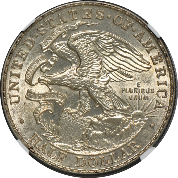 1918 Lincoln MS-61, 1920 Pilgrim MS-64, and a 1936 Gettysburg MS-65, all NGC