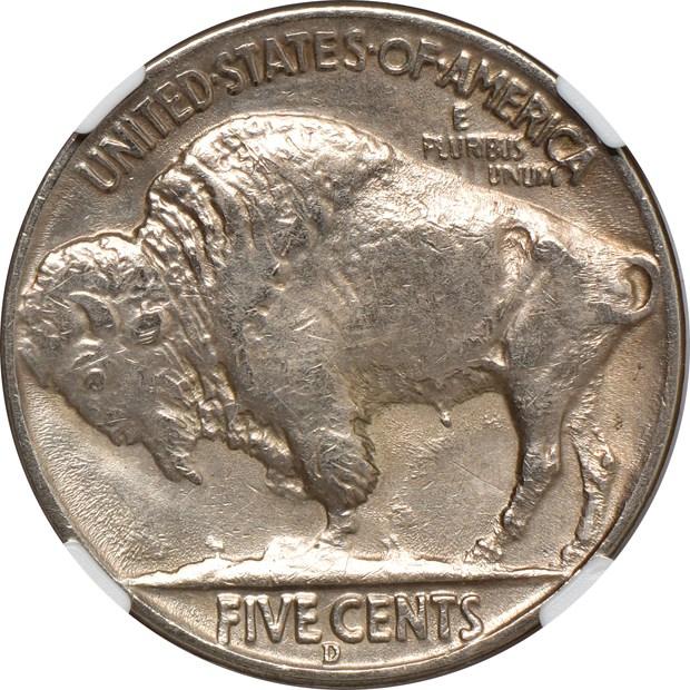 1937-D 3 Legged NGC AU details/cleaned