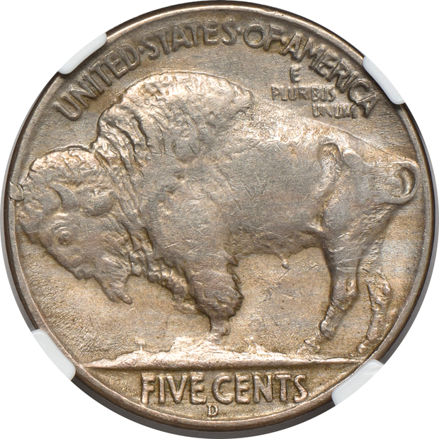 1937-D 3 Legged NGC AU-50