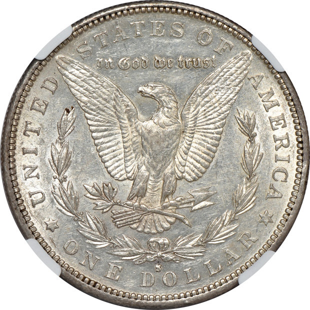 1883-S NGC AU-55