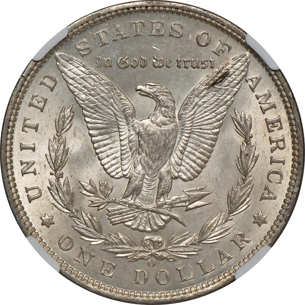 1897-O NGC AU-58