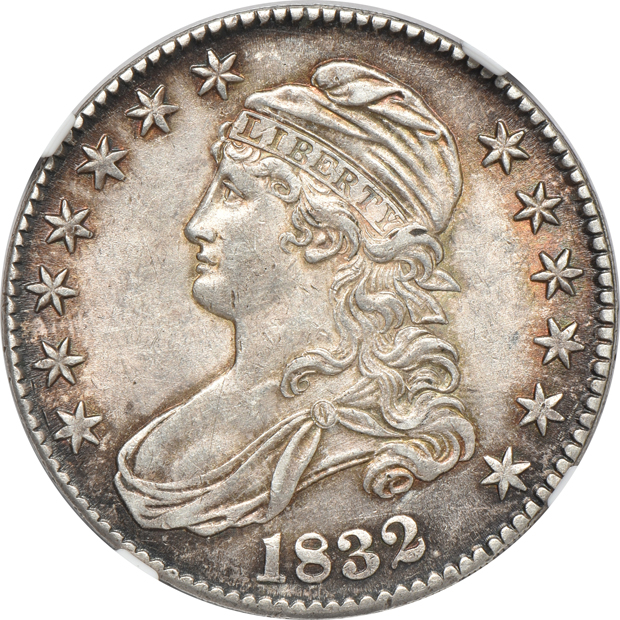 1832 Small Letters AU-58, and an 1833 AU-55, both NGC
