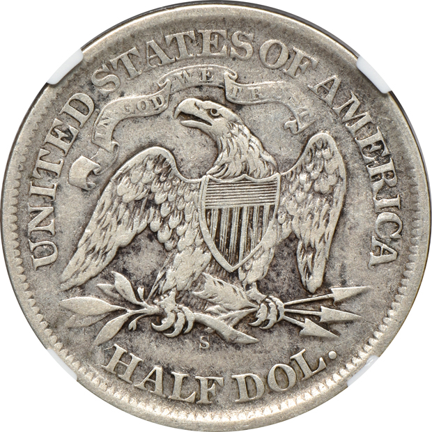 Four half-dollars certified by NGC