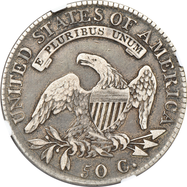 Four half-dollars certified by NGC