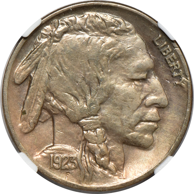 Eleven Buffalo nickels certified by NGC