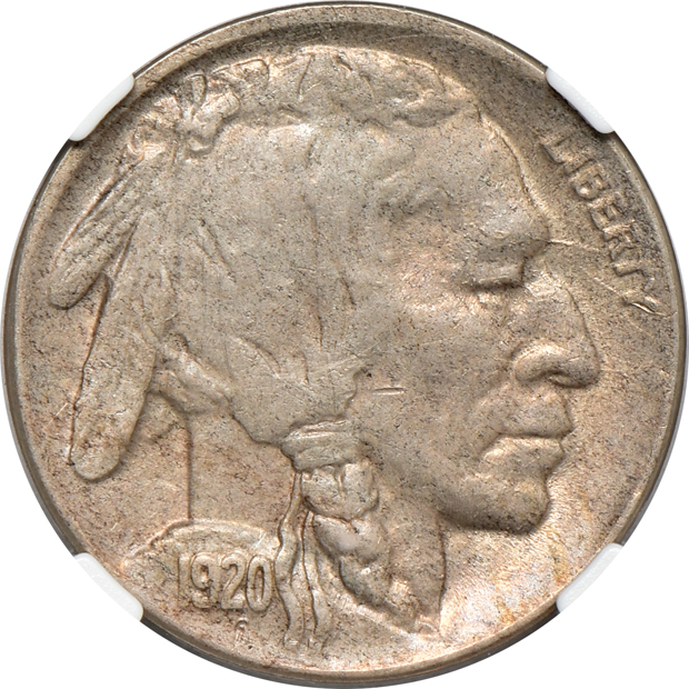 Eleven Buffalo nickels certified by NGC