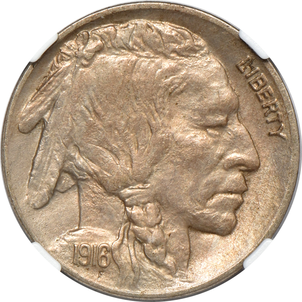 Eleven Buffalo nickels certified by NGC
