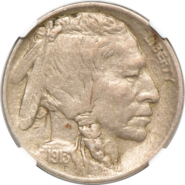 Eleven Buffalo nickels certified by NGC