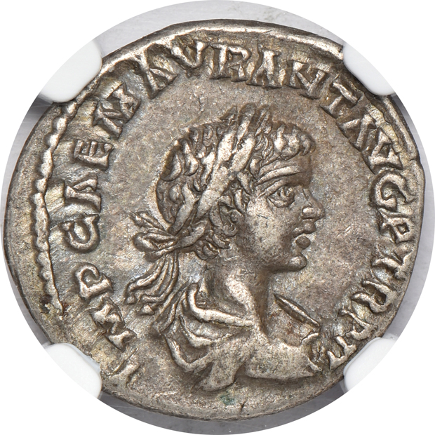 Roman Empire - Eight silver coins certified by NGC