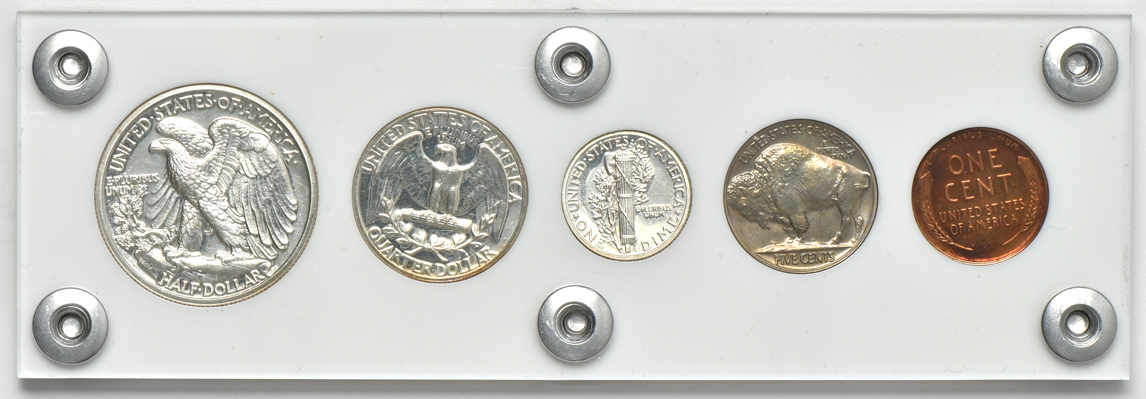 1936 Proof Set in a Capital Plastics holder