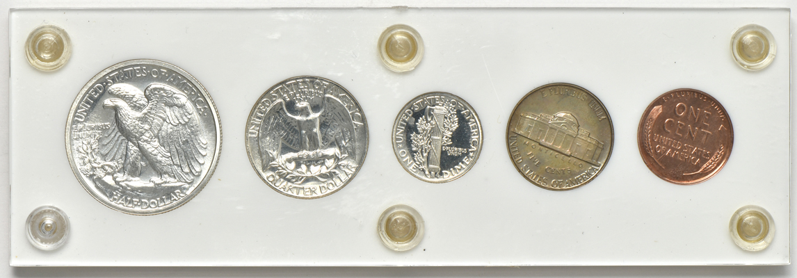 1939 Proof Set in a Capital Plastics holder