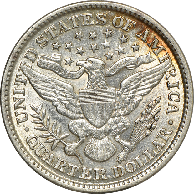 Six Barber quarters