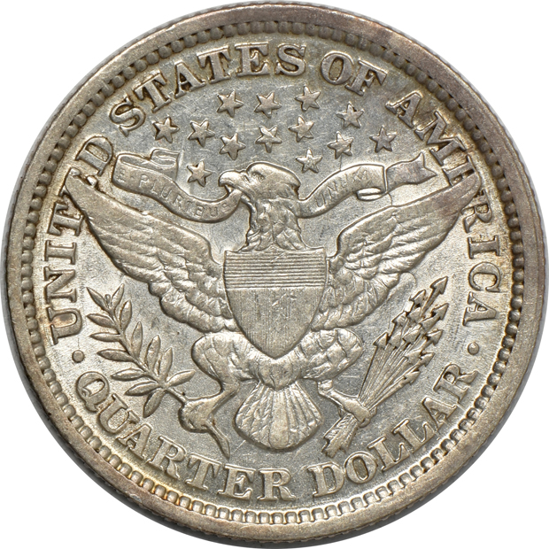 Six Barber quarters
