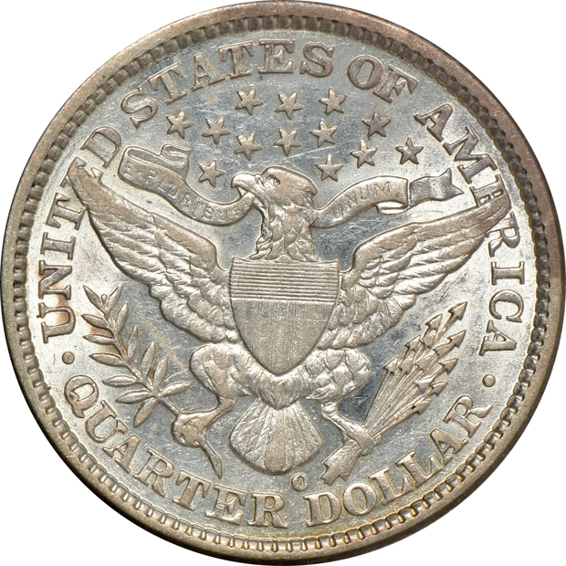 Six Barber quarters