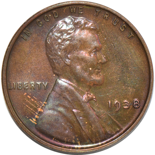 Nine Proof Lincoln cents